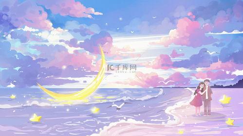 浪漫画,描绘爱情的诗意瞬间